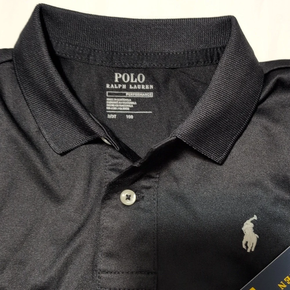 POLO Ralph Lauren Boy's black T-shirt size 3. - Picture 4 of 10